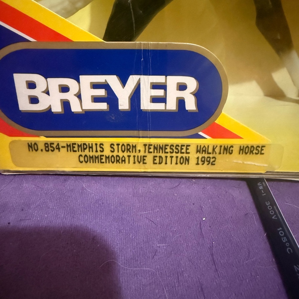 Breyer Memphis Storm Horse Figurine - Black and White - Picture 2 of 2